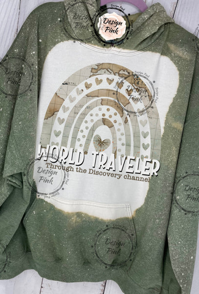 Hoodie Discovery Army Green