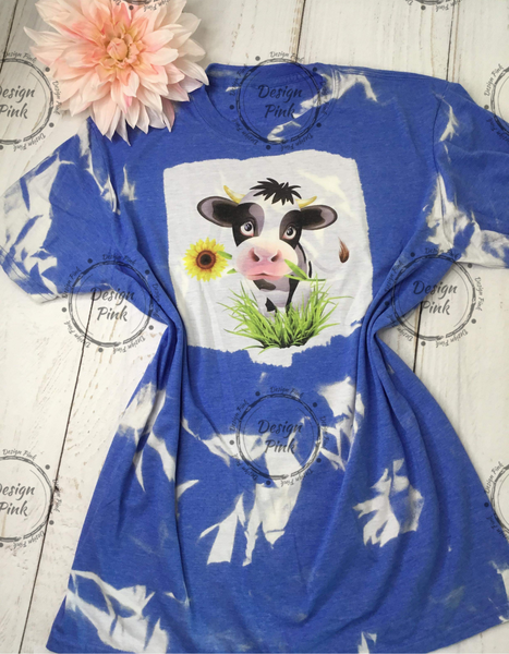 Blue Cow T Shirt